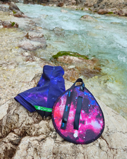 Cosmic Bundle – Läppie Pinkeltuch x Tidy Trail Gaiters Gamaschen - Läppie