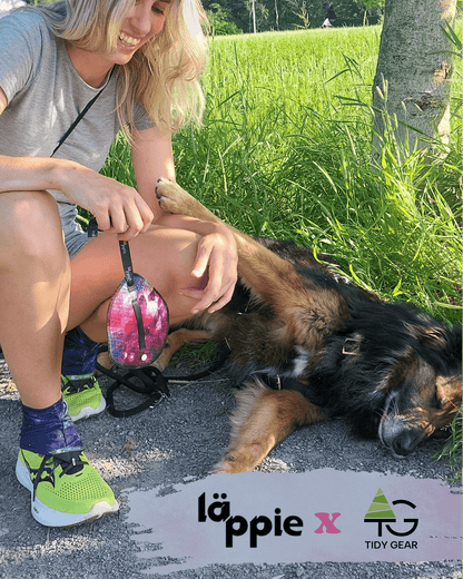 Cosmic Bundle – Läppie Pinkeltuch x Tidy Trail Gaiters Gamaschen - Läppie