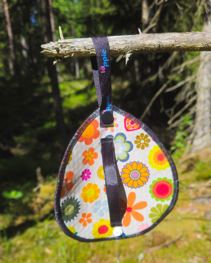 Läppie Pinkeltuch "70s" (Hippie) - Läppie